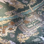 大渓老街の南側に残る日本統治時代の建物に歴史を感じる。